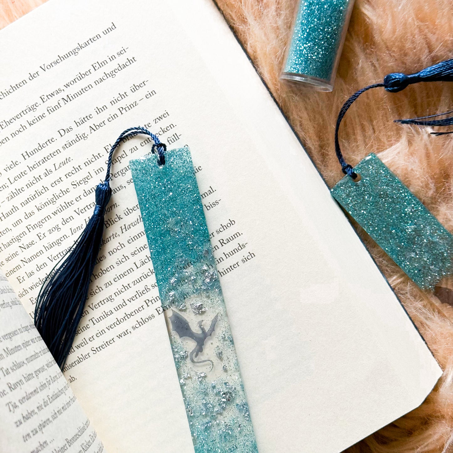 Lesezeichen Resin Drache Benutzerdefiniert