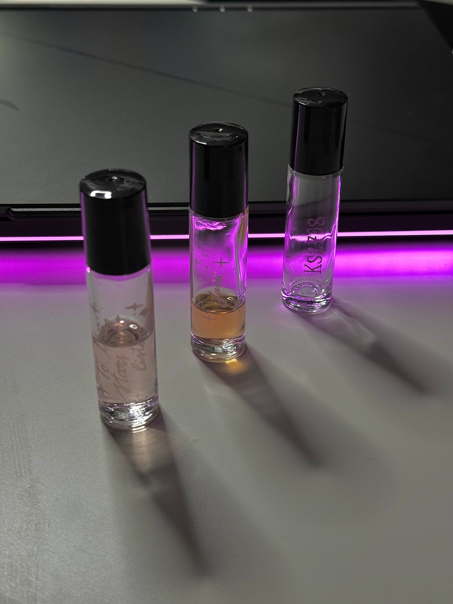 Personalisiertbare Roll On Glasflasche | Parfum | Eingraviert | zum selbst befüllen