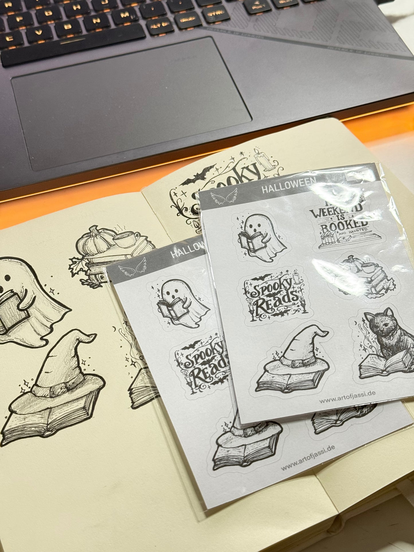 Aufkleberbogen "Halloween" 2510A