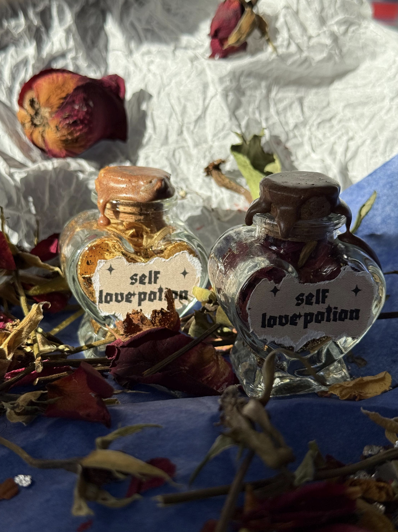 Self Love Deko Zaubertrank in Herzform