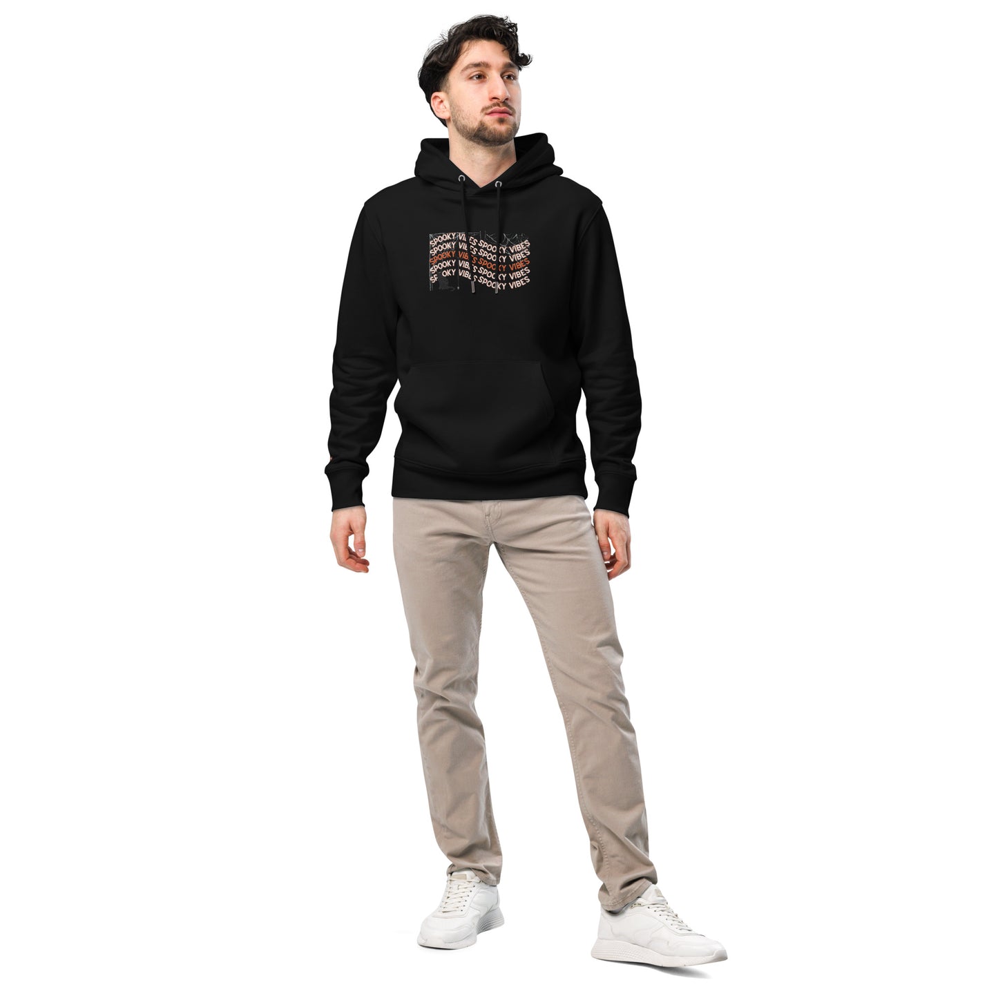 Hoodie " Spooky Vibes" mit Stickerei | Umweltfreundlicher Unisex-Kapuzenpullover