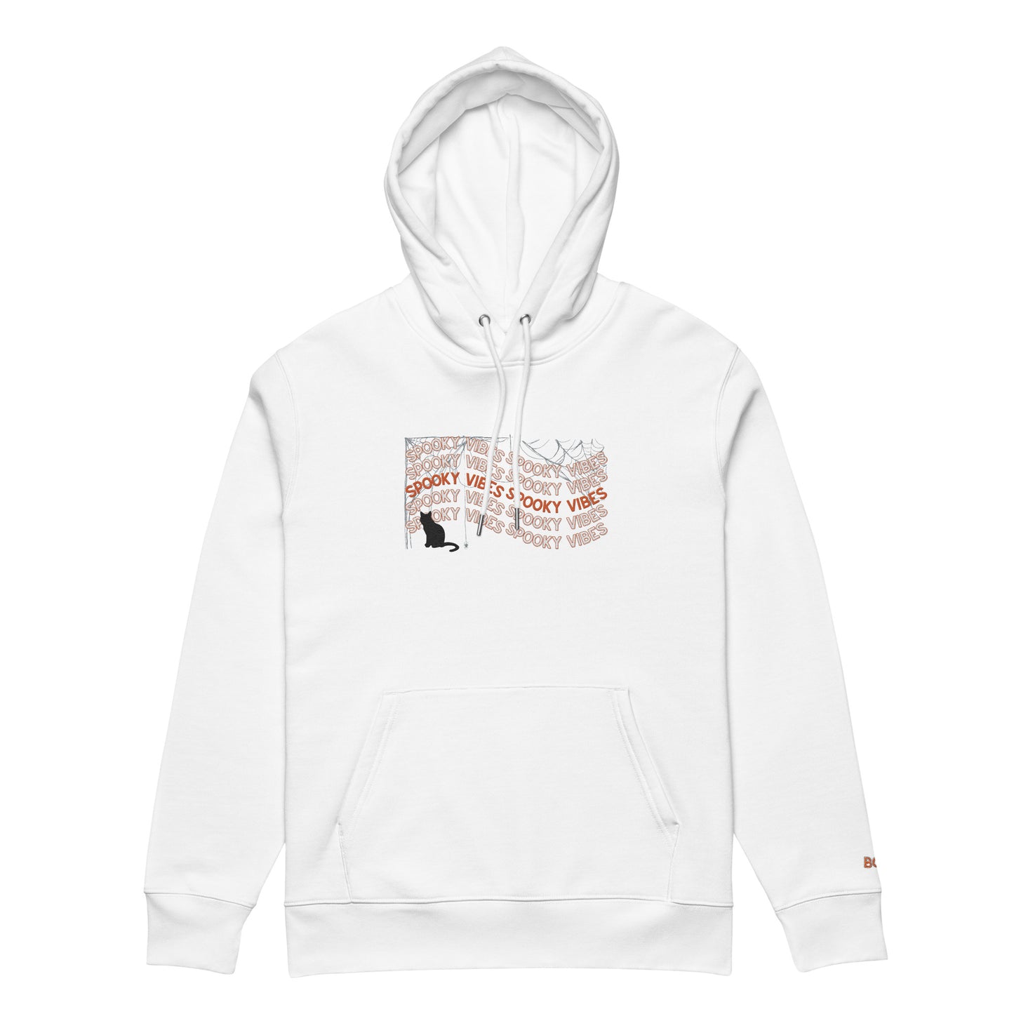 Hoodie " Spooky Vibes" mit Stickerei | Umweltfreundlicher Unisex-Kapuzenpullover
