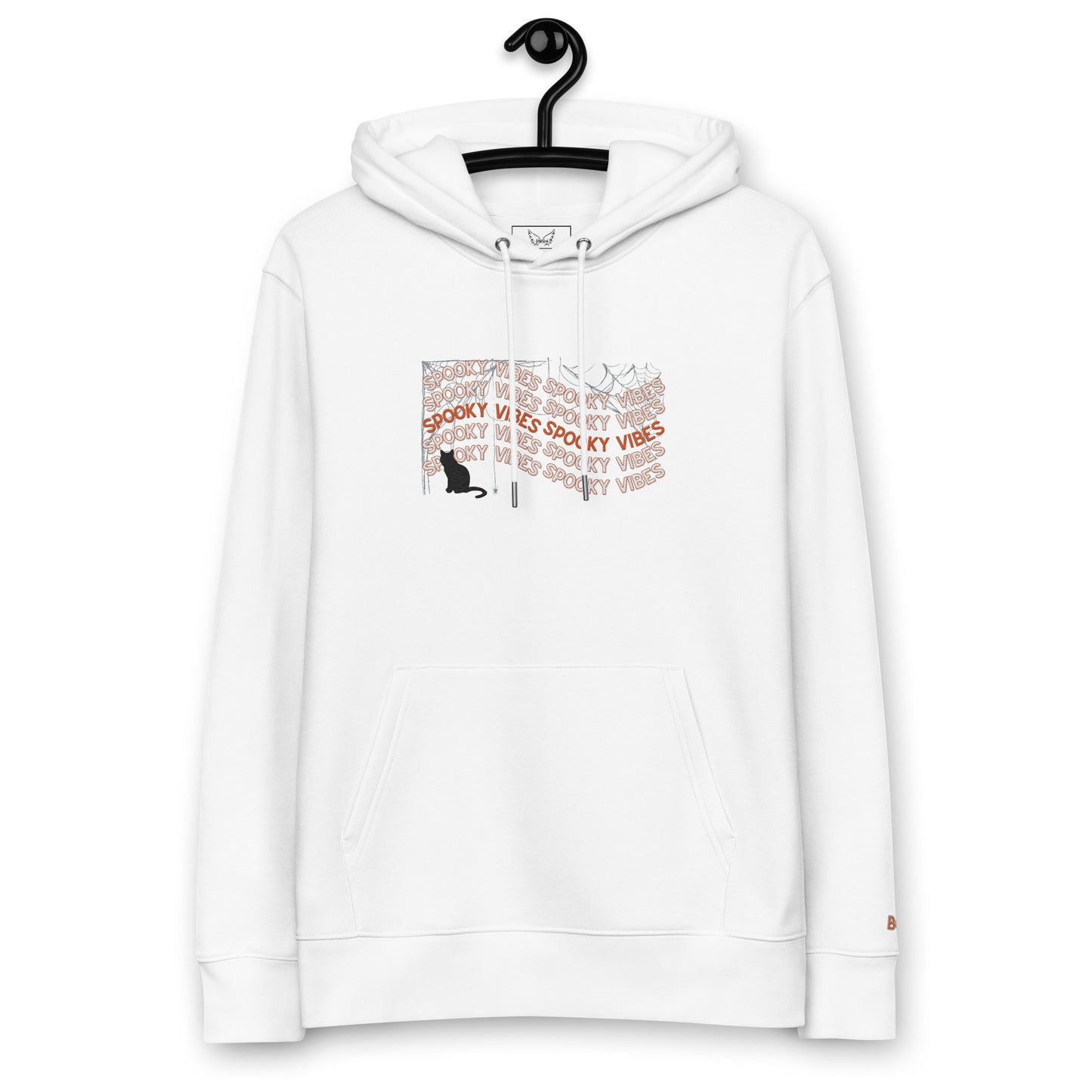 Hoodie " Spooky Vibes" mit Stickerei | Umweltfreundlicher Unisex-Kapuzenpullover