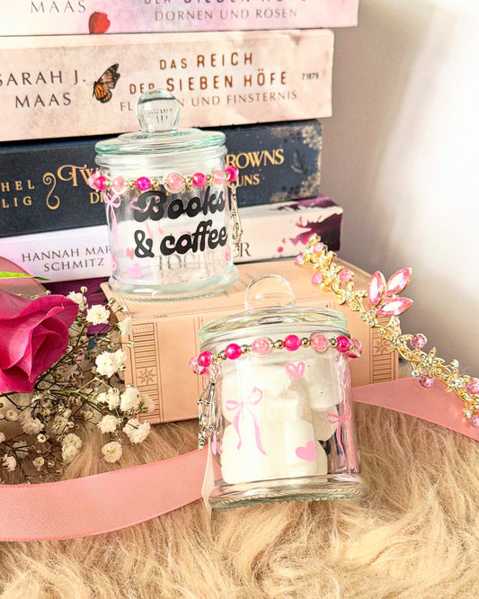 TBR Glas "Books & Coffee”