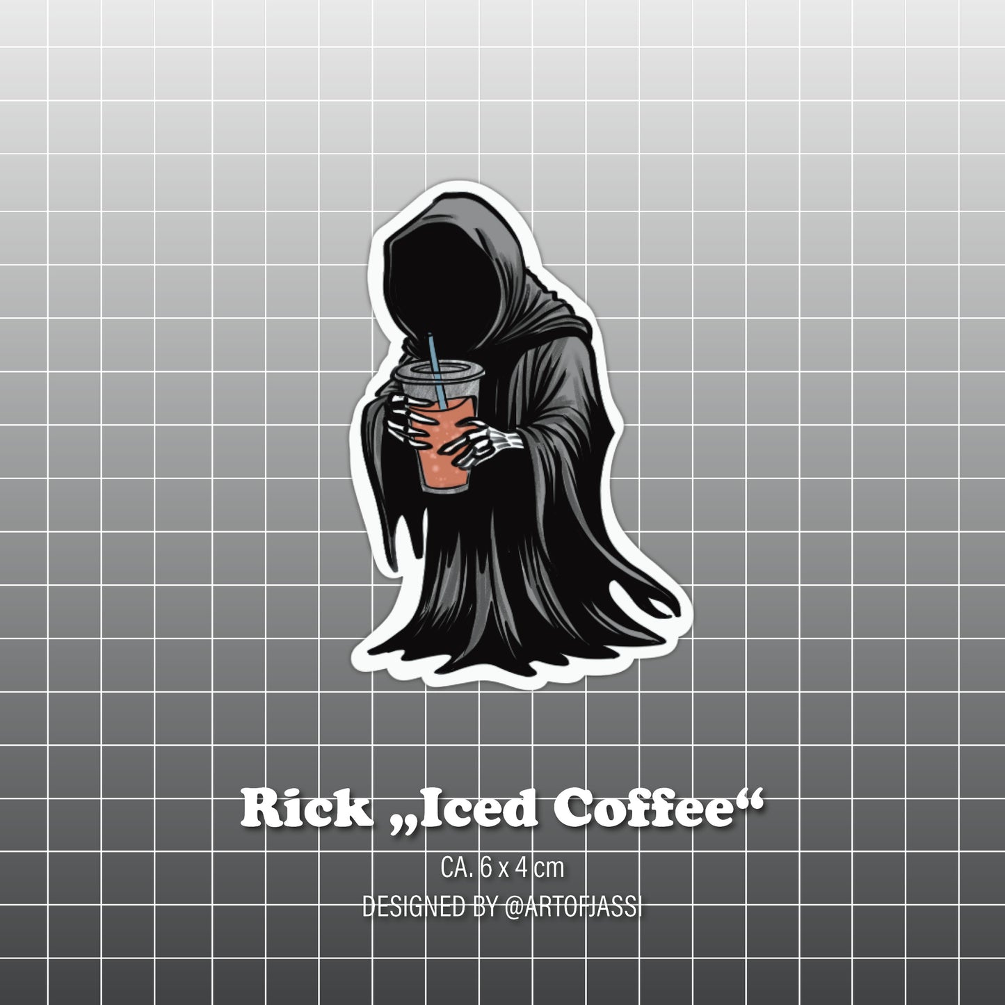 Aufkleber - "Iced Coffee"