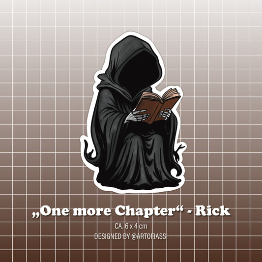 Aufkleber - "Rick One more Chapter"