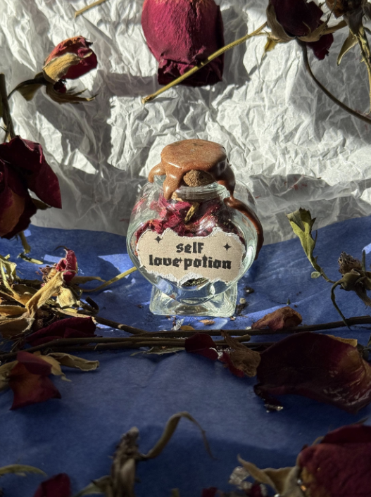 Self Love Deko Zaubertrank in Herzform