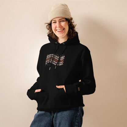 Hoodie " Spooky Vibes" mit Stickerei | Umweltfreundlicher Unisex-Kapuzenpullover