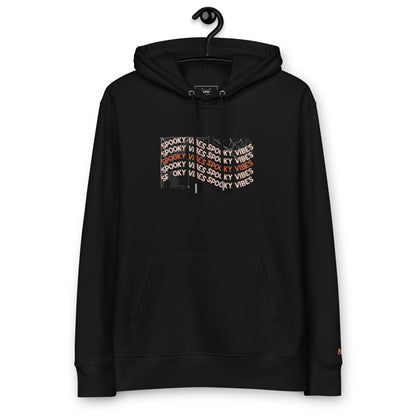 Hoodie " Spooky Vibes" mit Stickerei | Umweltfreundlicher Unisex-Kapuzenpullover