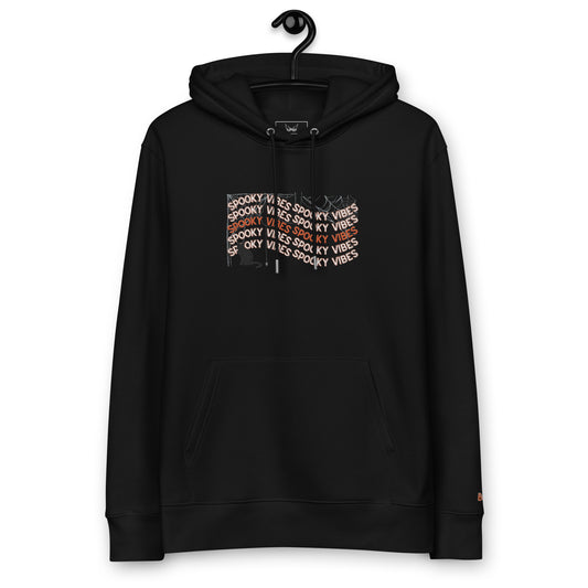Hoodie " Spooky Vibes" mit Stickerei | Umweltfreundlicher Unisex-Kapuzenpullover