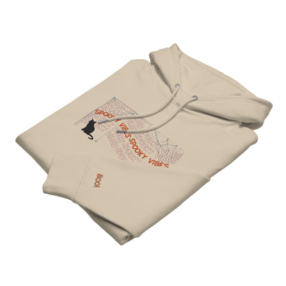Hoodie " Spooky Vibes" mit Stickerei | Umweltfreundlicher Unisex-Kapuzenpullover