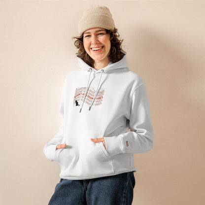 Hoodie " Spooky Vibes" mit Stickerei | Umweltfreundlicher Unisex-Kapuzenpullover